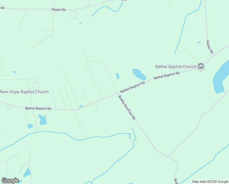 map of restaurants, bars, coffee shops, grocery stores, and more near 1283 Bethel Baptist Road in Spring Lake