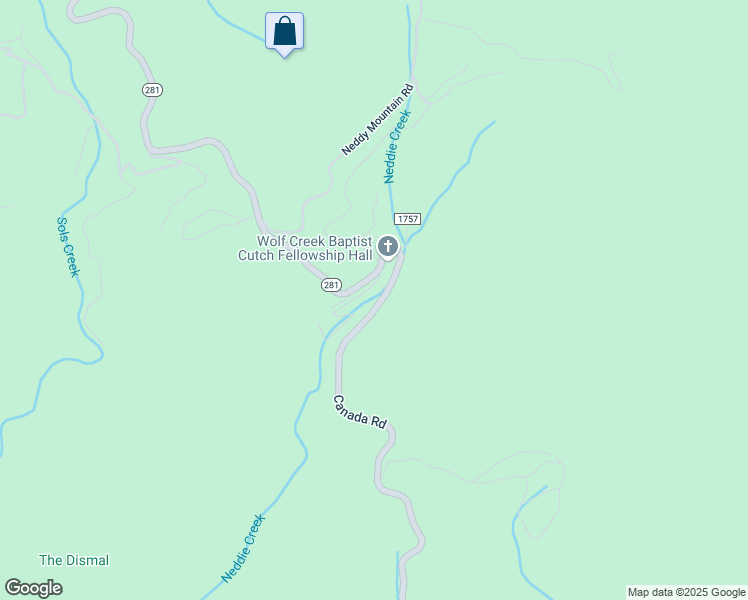 map of restaurants, bars, coffee shops, grocery stores, and more near 10802 Canada Road in Tuckasegee