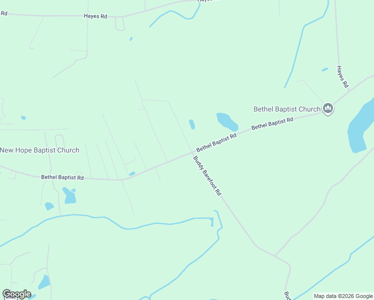 map of restaurants, bars, coffee shops, grocery stores, and more near 1283 Bethel Baptist Road in Spring Lake