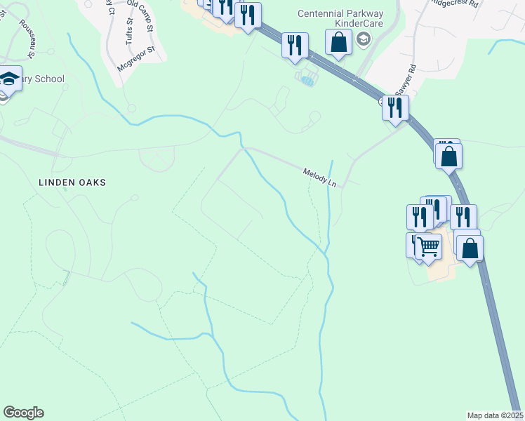 map of restaurants, bars, coffee shops, grocery stores, and more near 189 Tanna Place in Cameron