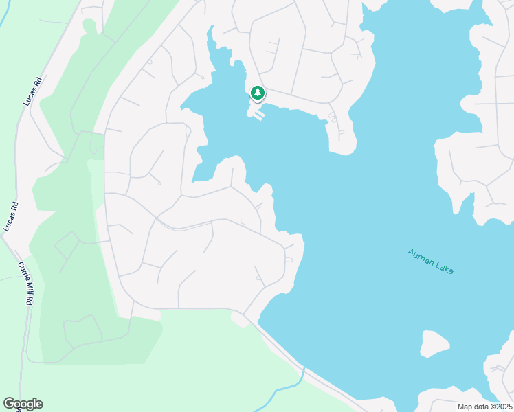 map of restaurants, bars, coffee shops, grocery stores, and more near Barnes Point in Seven Lakes