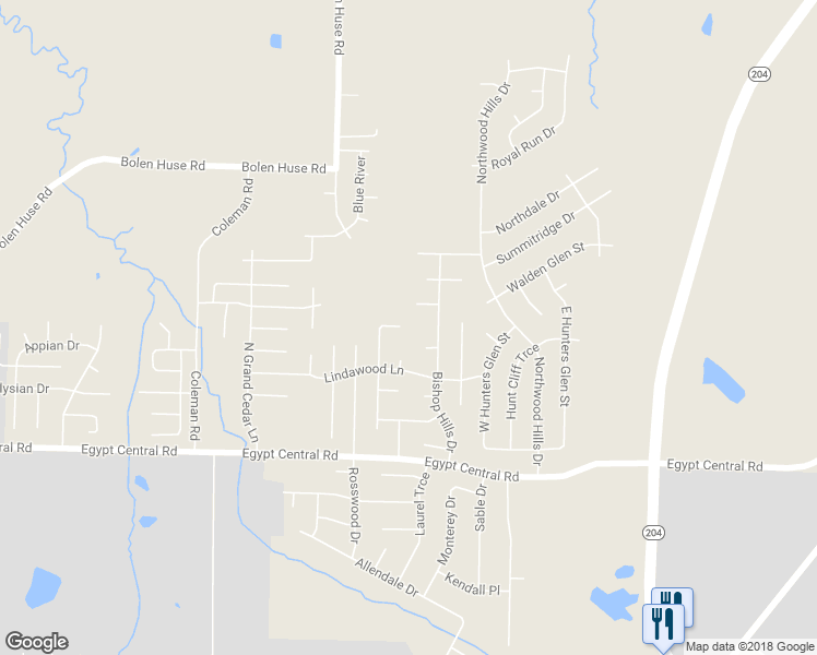 map of restaurants, bars, coffee shops, grocery stores, and more near 4482 Cleopatra Drive in Memphis