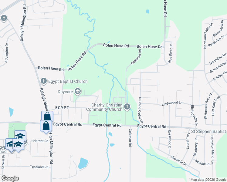 map of restaurants, bars, coffee shops, grocery stores, and more near 4451 Sugar Pecan Cove in Memphis
