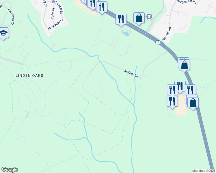 map of restaurants, bars, coffee shops, grocery stores, and more near 189 Tanna Place in Cameron