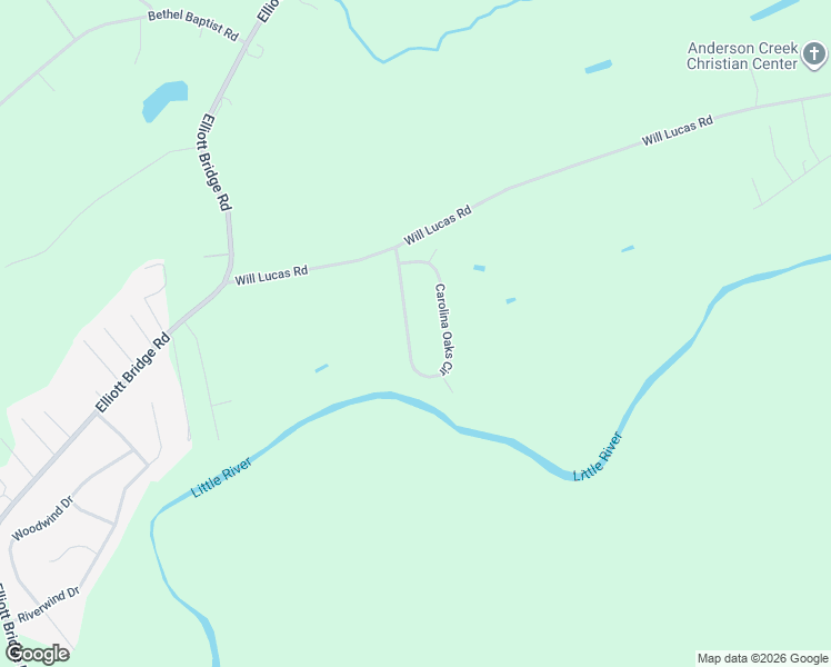 map of restaurants, bars, coffee shops, grocery stores, and more near 199 Carolina Oaks Circle in Linden