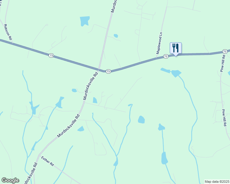 map of restaurants, bars, coffee shops, grocery stores, and more near 187 Talbot Road in Moore County