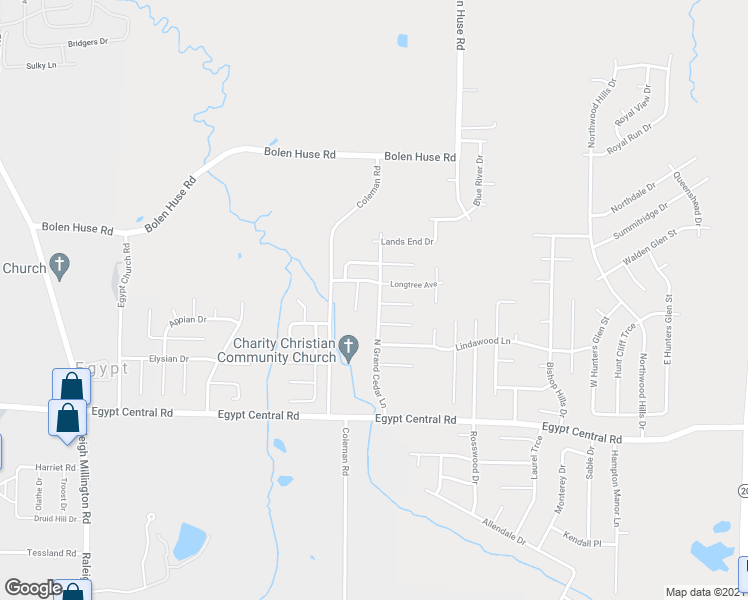 map of restaurants, bars, coffee shops, grocery stores, and more near 4439 North Grand Cedar Lane in Memphis