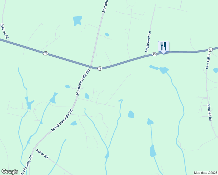 map of restaurants, bars, coffee shops, grocery stores, and more near 187 Talbot Road in Moore County