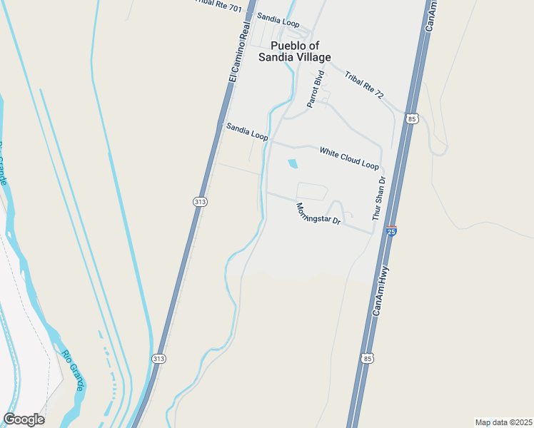 map of restaurants, bars, coffee shops, grocery stores, and more near 209 South Santa Fe Trail in Bernalillo