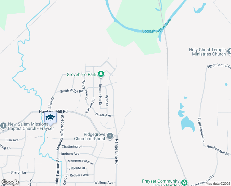 map of restaurants, bars, coffee shops, grocery stores, and more near 4443 Range Line Road in Memphis