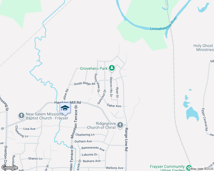 map of restaurants, bars, coffee shops, grocery stores, and more near 4440 Beacon Hill Drive in Memphis