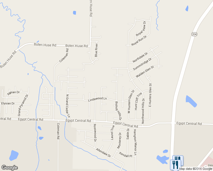 map of restaurants, bars, coffee shops, grocery stores, and more near 4479 Cleopatra Drive in Memphis