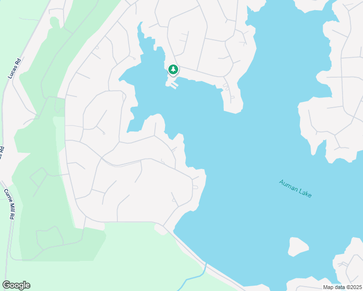 map of restaurants, bars, coffee shops, grocery stores, and more near Barnes Point in Seven Lakes