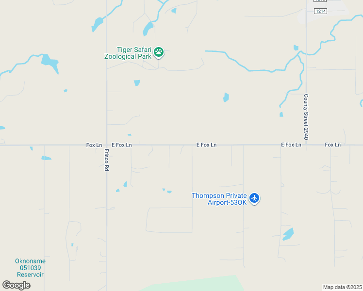 map of restaurants, bars, coffee shops, grocery stores, and more near 1937 County Road 1220 in Tuttle