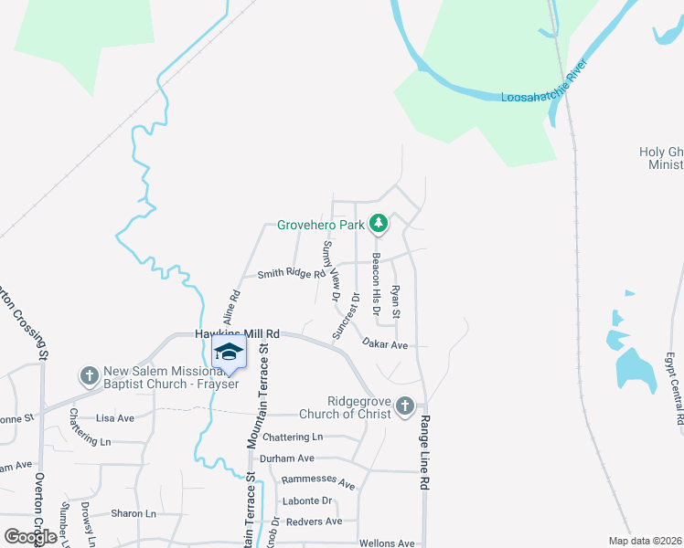 map of restaurants, bars, coffee shops, grocery stores, and more near 4440 Sunny View Drive in Memphis