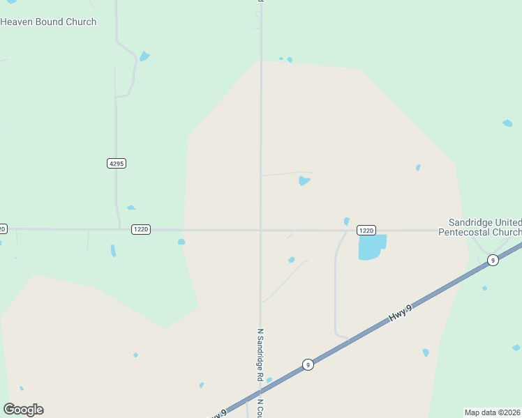 map of restaurants, bars, coffee shops, grocery stores, and more near North County Road 4300 in Stigler