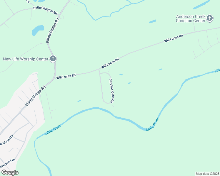 map of restaurants, bars, coffee shops, grocery stores, and more near 479 Carolina Oaks Circle in Linden