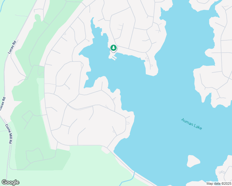 map of restaurants, bars, coffee shops, grocery stores, and more near 108 Barnes Point in Seven Lakes