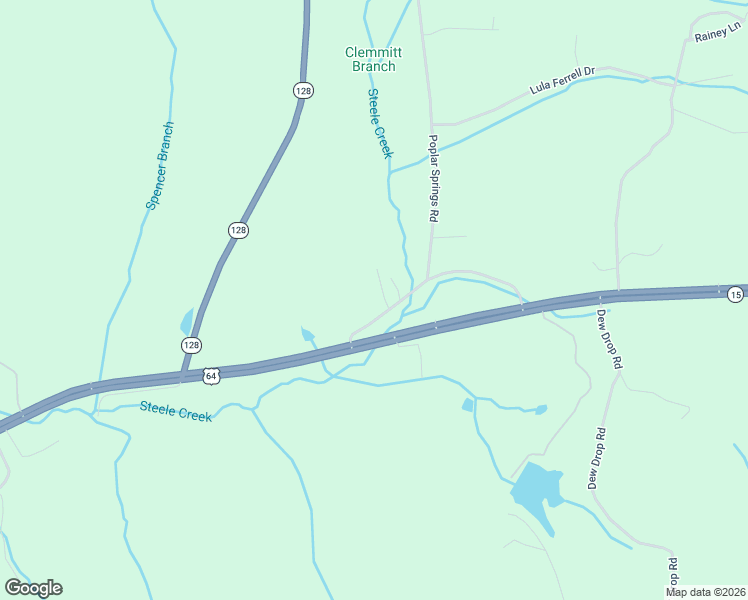 map of restaurants, bars, coffee shops, grocery stores, and more near 245 Poplar Springs Road in Savannah