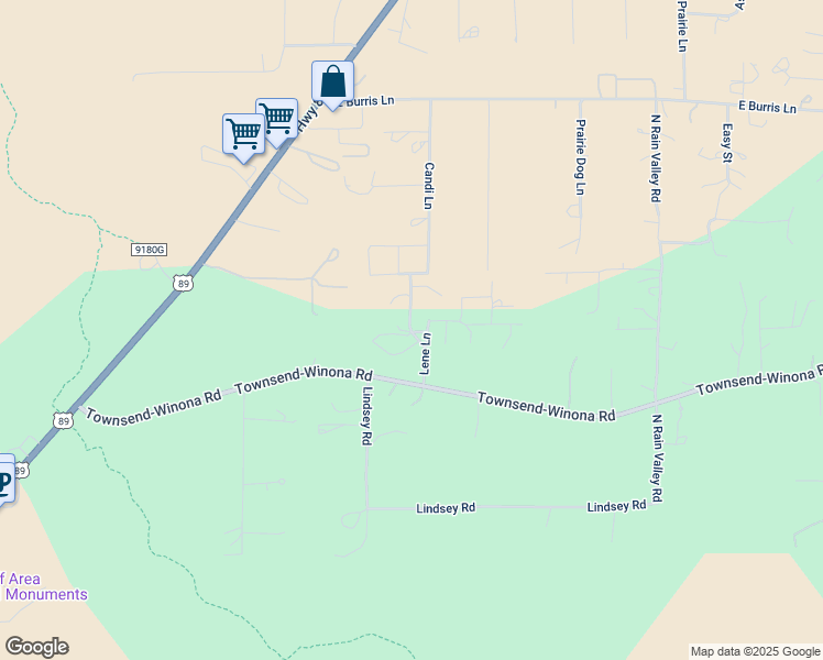 map of restaurants, bars, coffee shops, grocery stores, and more near 5401 Townsend-Winona Road in Flagstaff