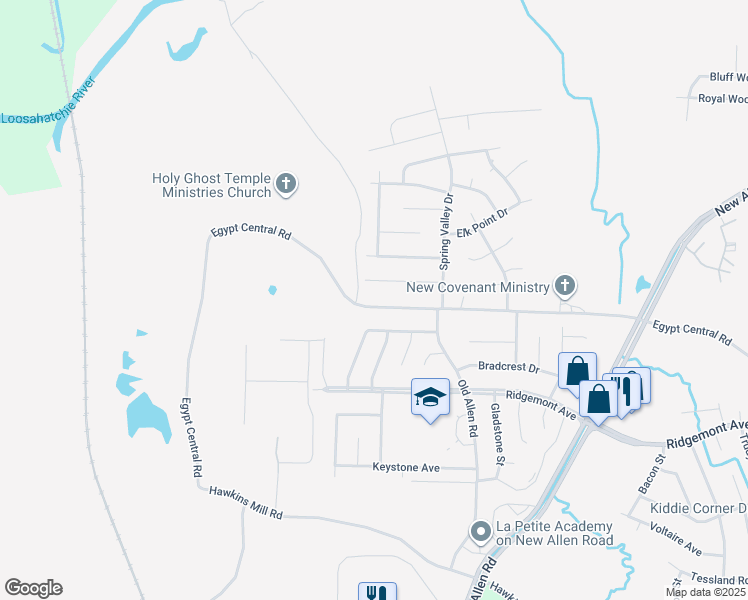 map of restaurants, bars, coffee shops, grocery stores, and more near 3262 Sherrycrest Drive in Memphis