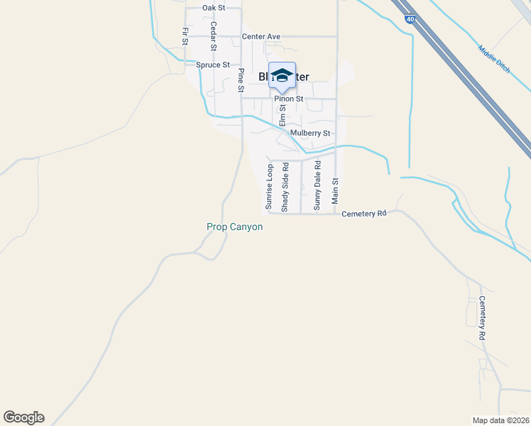 map of restaurants, bars, coffee shops, grocery stores, and more near 36 Sunrise Loop in Bluewater