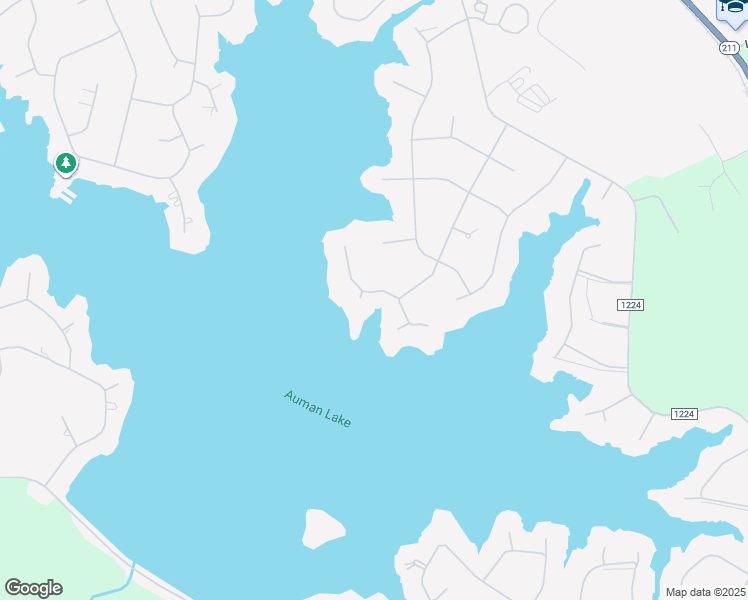 map of restaurants, bars, coffee shops, grocery stores, and more near 119 Lawrence Overlook in Seven Lakes
