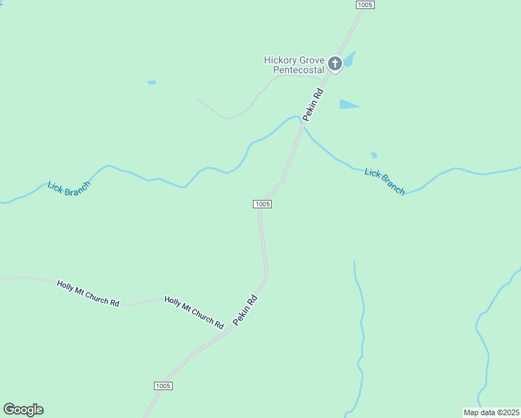 map of restaurants, bars, coffee shops, grocery stores, and more near Pekin Road in Candor