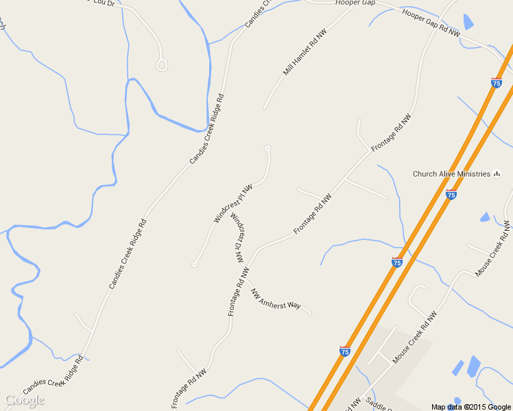 map of restaurants, bars, coffee shops, grocery stores, and more near 266 Windcrest Place Northwest in Cleveland