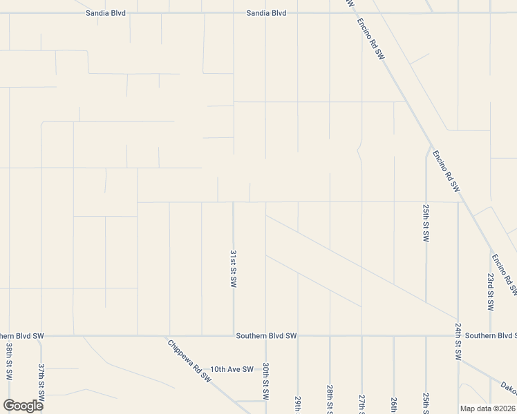 map of restaurants, bars, coffee shops, grocery stores, and more near 6th Avenue Southwest in Rio Rancho