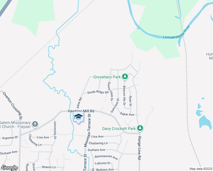 map of restaurants, bars, coffee shops, grocery stores, and more near 4493 Sunny View Drive in Memphis