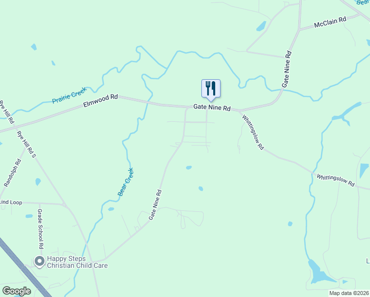 map of restaurants, bars, coffee shops, grocery stores, and more near 2500 Gate Nine Road in Greenwood