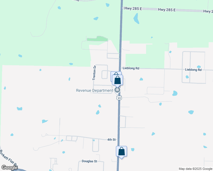 map of restaurants, bars, coffee shops, grocery stores, and more near 45 Linda Circle in Greenbrier