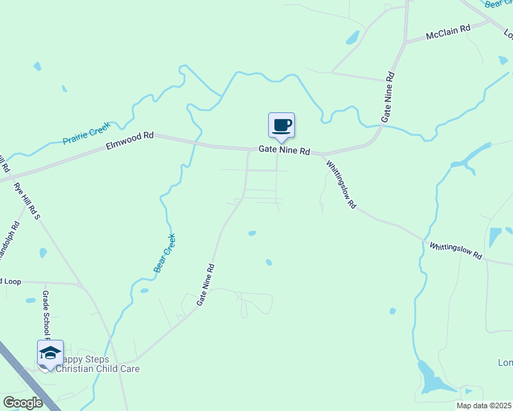 map of restaurants, bars, coffee shops, grocery stores, and more near 2500 Gate Nine Road in Greenwood