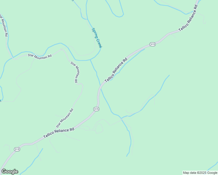 map of restaurants, bars, coffee shops, grocery stores, and more near 2366 Tellico Reliance Road in Reliance