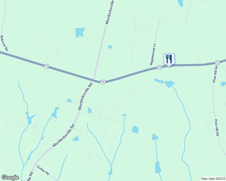 map of restaurants, bars, coffee shops, grocery stores, and more near 1067 North Carolina 73 in Moore County