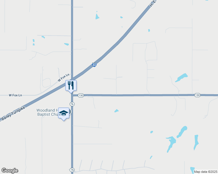 map of restaurants, bars, coffee shops, grocery stores, and more near 3009 Oklahoma 130 in Newcastle