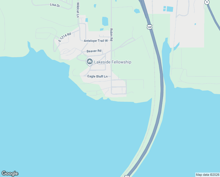 map of restaurants, bars, coffee shops, grocery stores, and more near 51D Whippourwill Street in Eufaula