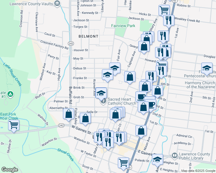 map of restaurants, bars, coffee shops, grocery stores, and more near Mount Ararat Road in Henderson County