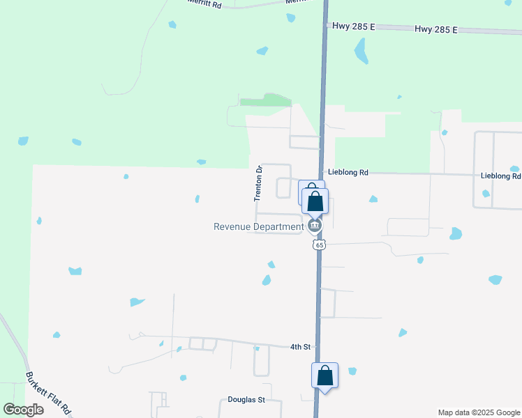 map of restaurants, bars, coffee shops, grocery stores, and more near 10 Trenton Drive in Greenbrier