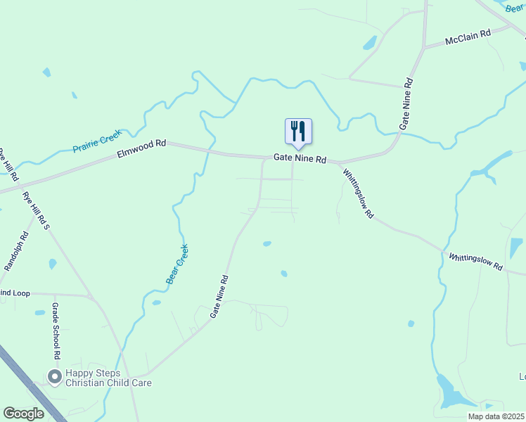 map of restaurants, bars, coffee shops, grocery stores, and more near 2500 Gate Nine Road in Greenwood