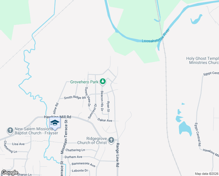 map of restaurants, bars, coffee shops, grocery stores, and more near 4500 Range Line Road in Memphis