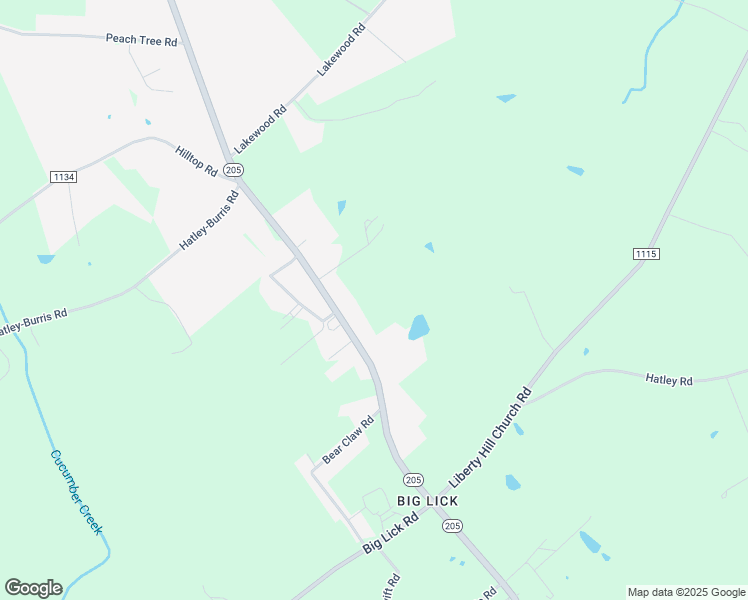 map of restaurants, bars, coffee shops, grocery stores, and more near 727 South Oak Ridge Road in Oakboro