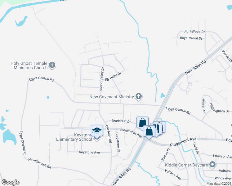map of restaurants, bars, coffee shops, grocery stores, and more near 3396 Shady Valley Cove in Memphis