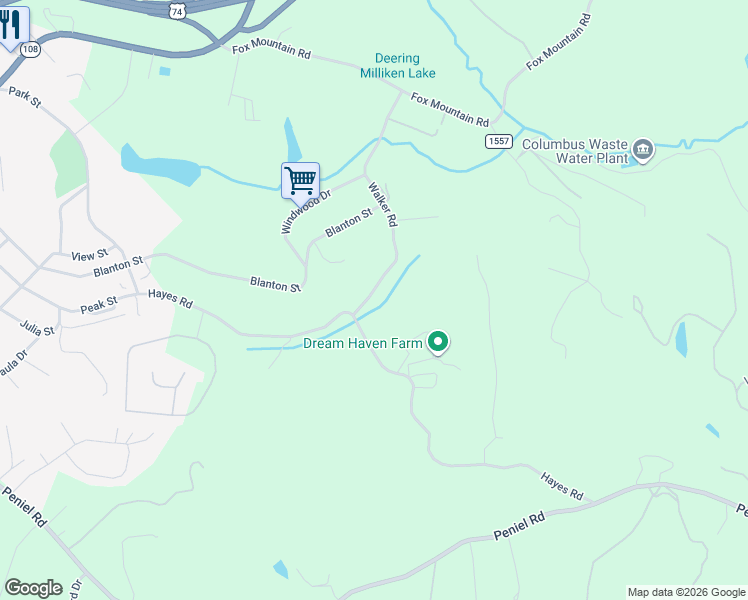 map of restaurants, bars, coffee shops, grocery stores, and more near 60 Walker Road in Columbus