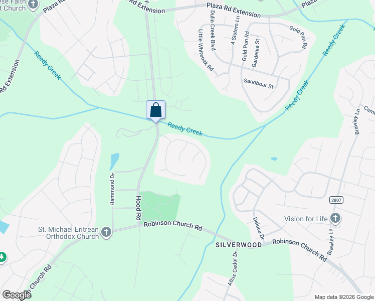 map of restaurants, bars, coffee shops, grocery stores, and more near in Charlotte