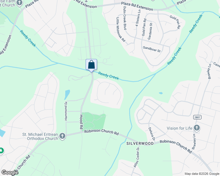 map of restaurants, bars, coffee shops, grocery stores, and more near in Charlotte