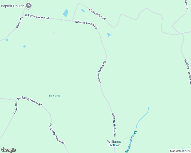 map of restaurants, bars, coffee shops, grocery stores, and more near 1203 Williams Hollow Road in Pulaski