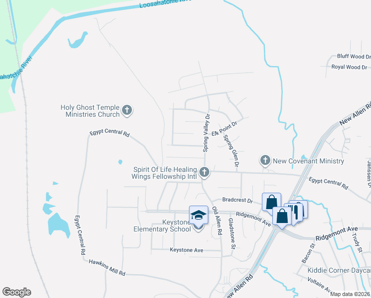 map of restaurants, bars, coffee shops, grocery stores, and more near 3262 Sweet Springs Drive in Memphis