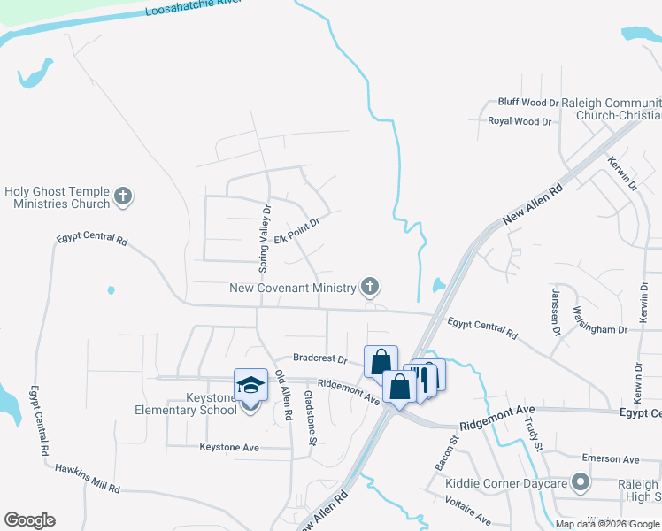 map of restaurants, bars, coffee shops, grocery stores, and more near 3431 Tellico Drive in Memphis